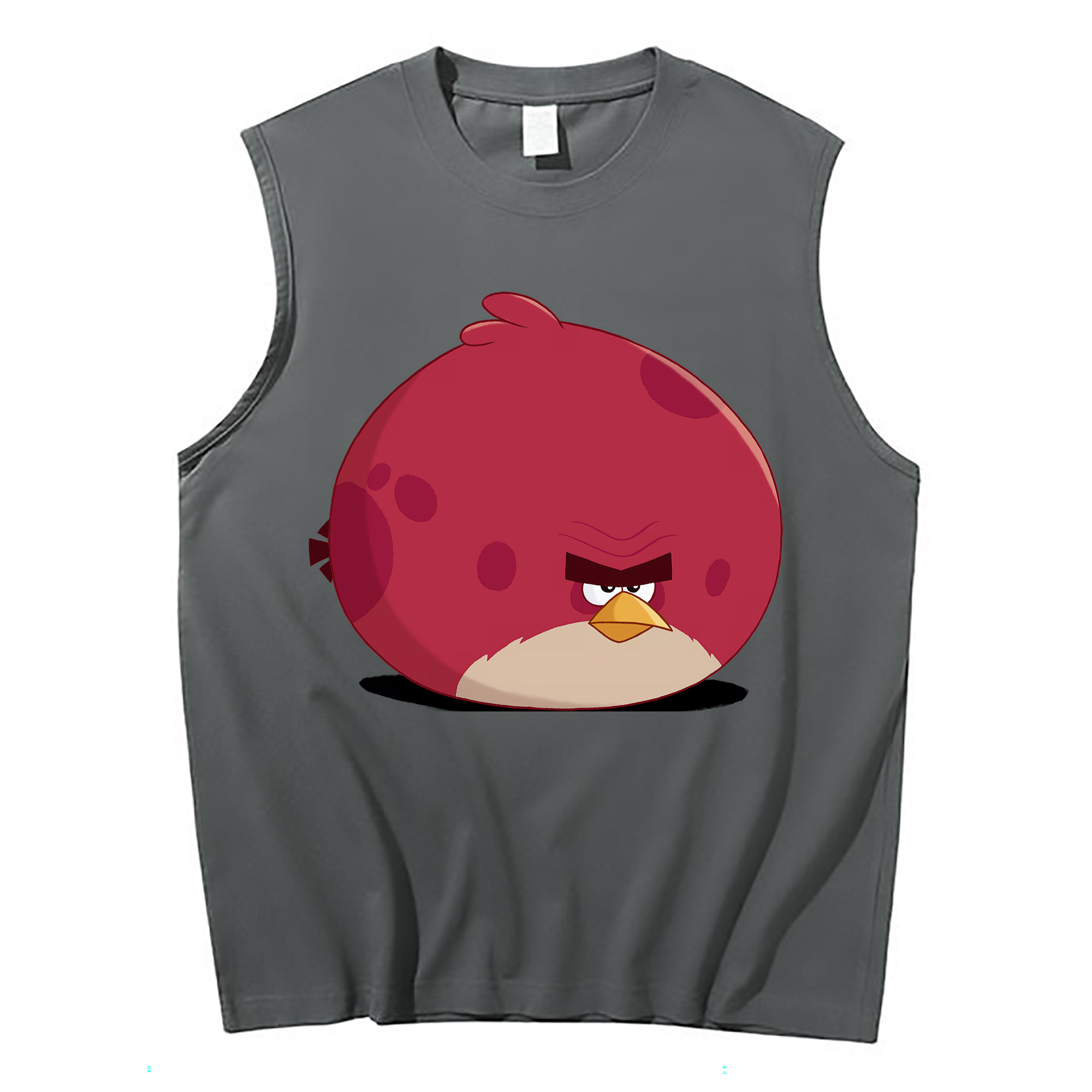 （画像用） Angry Birds アングリーバード コットン100％タンクトップ（フロントプリント）